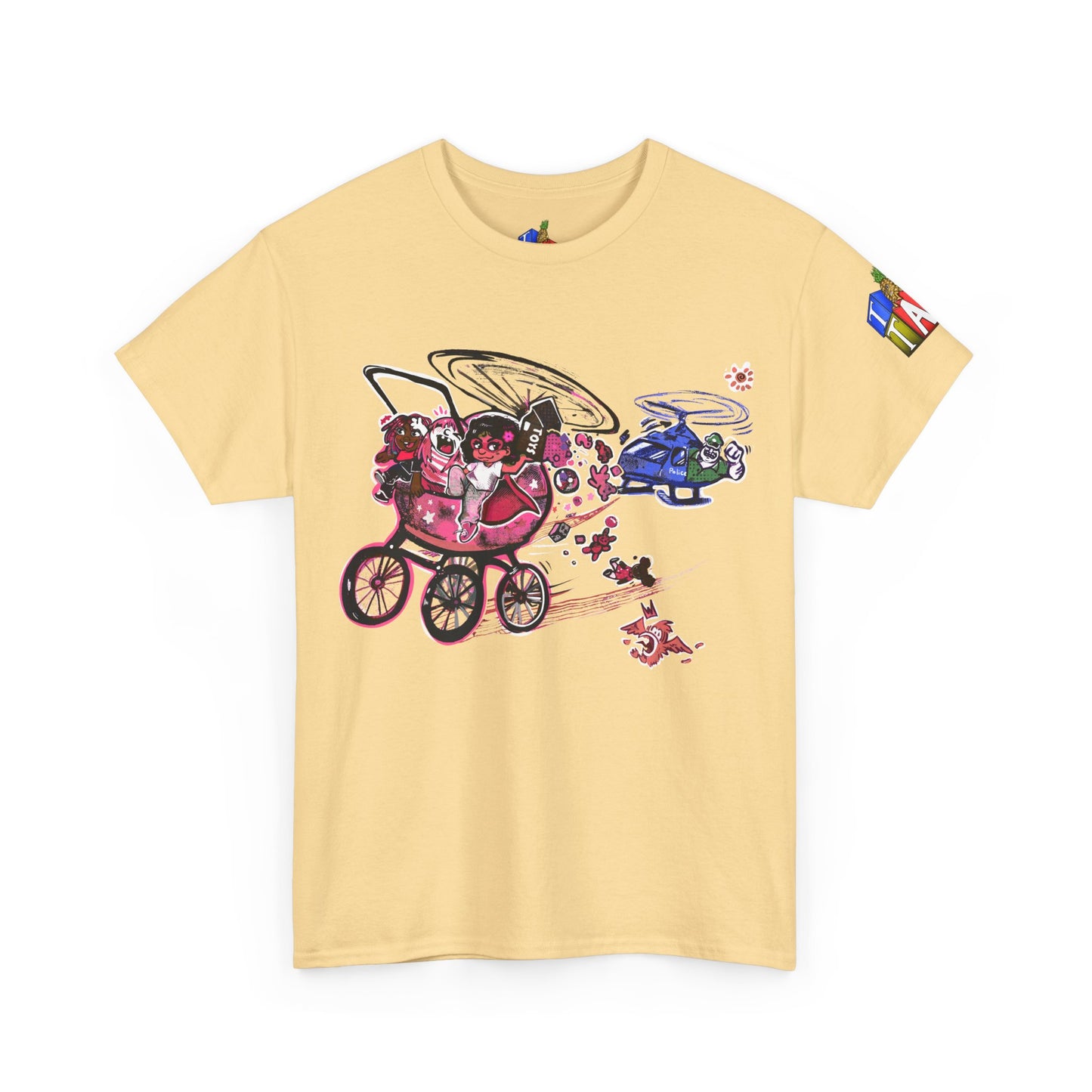 Adults, TINY TODDLER ADVENTURES,  Unisex Heavy Cotton Tee