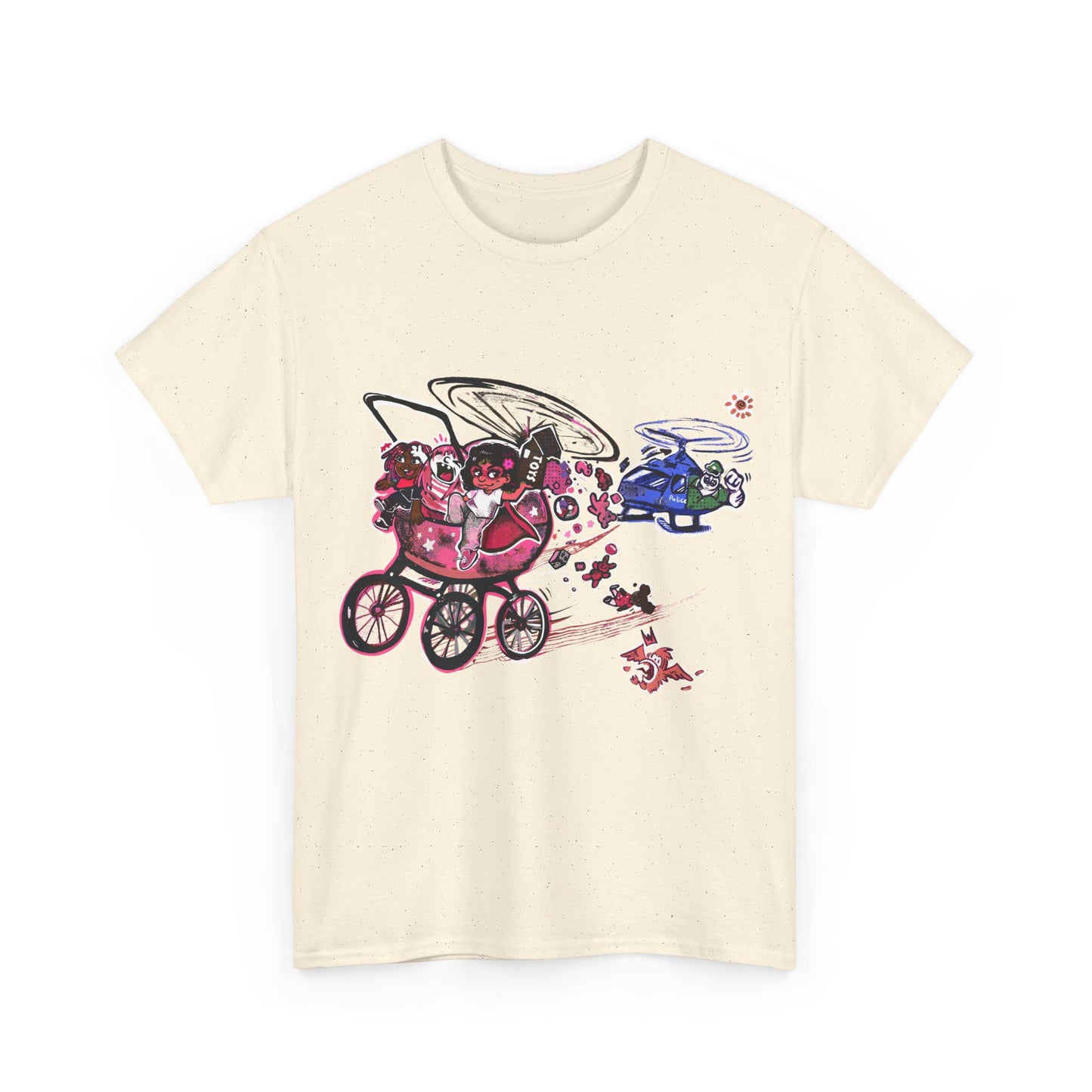 Adults, TINY TODDLER ADVENTURES,  Unisex Heavy Cotton Tee