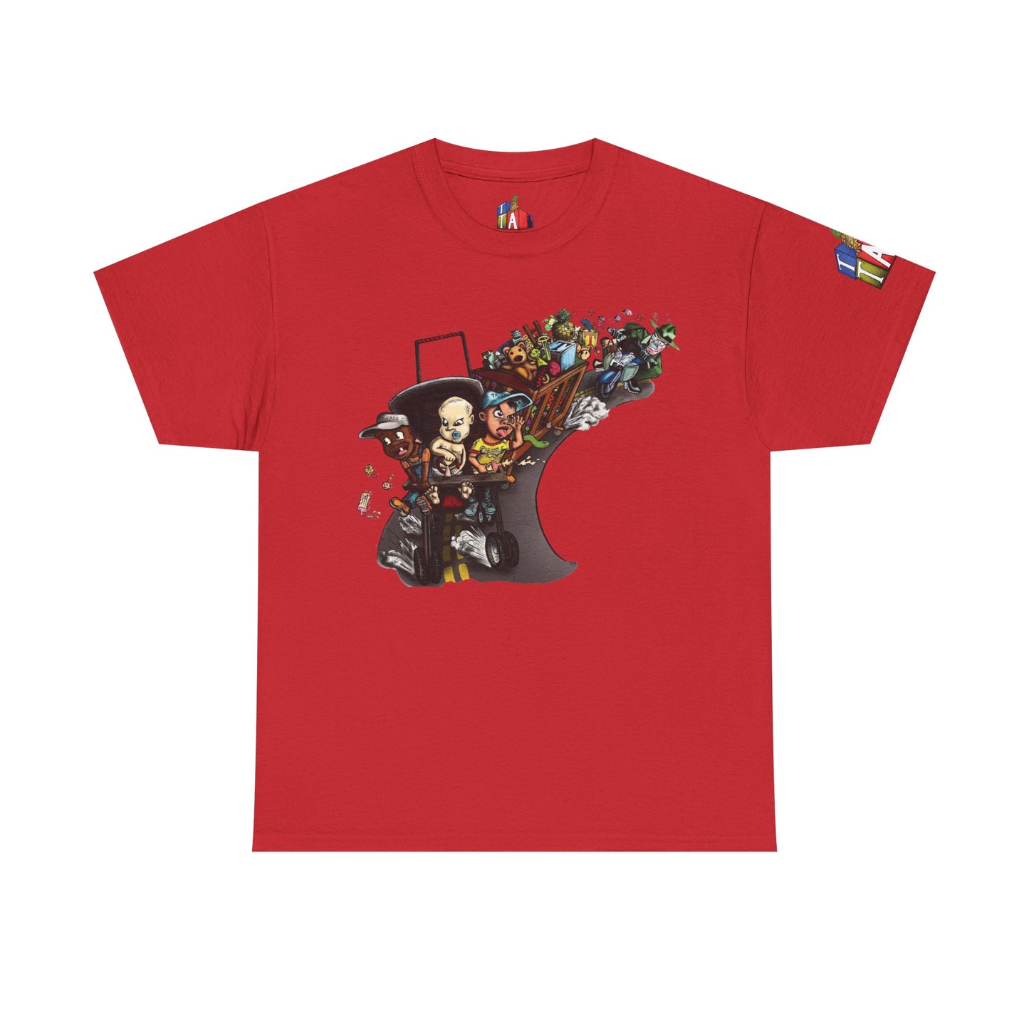 Adults Tiny Toddler Adventure  Heavy Cotton Tee