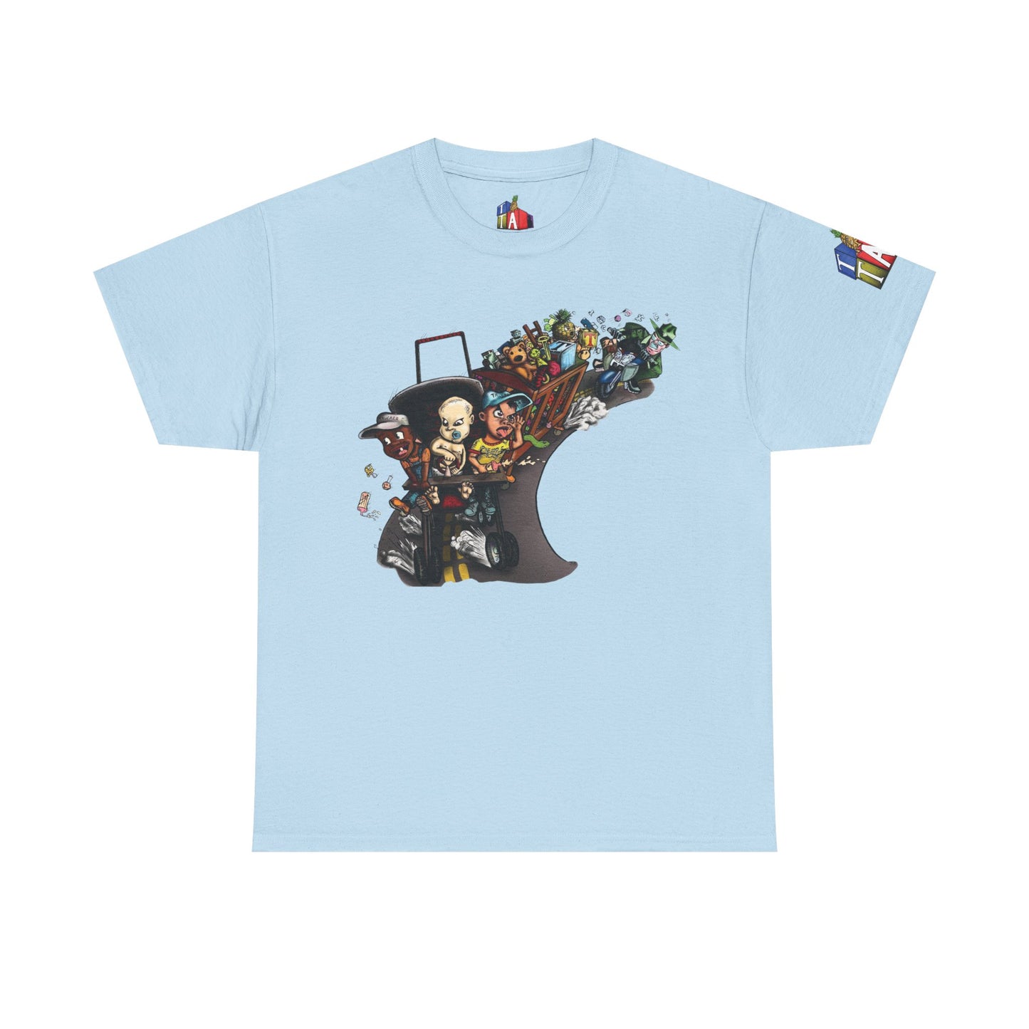 Adults Tiny Toddler Adventure  Heavy Cotton Tee