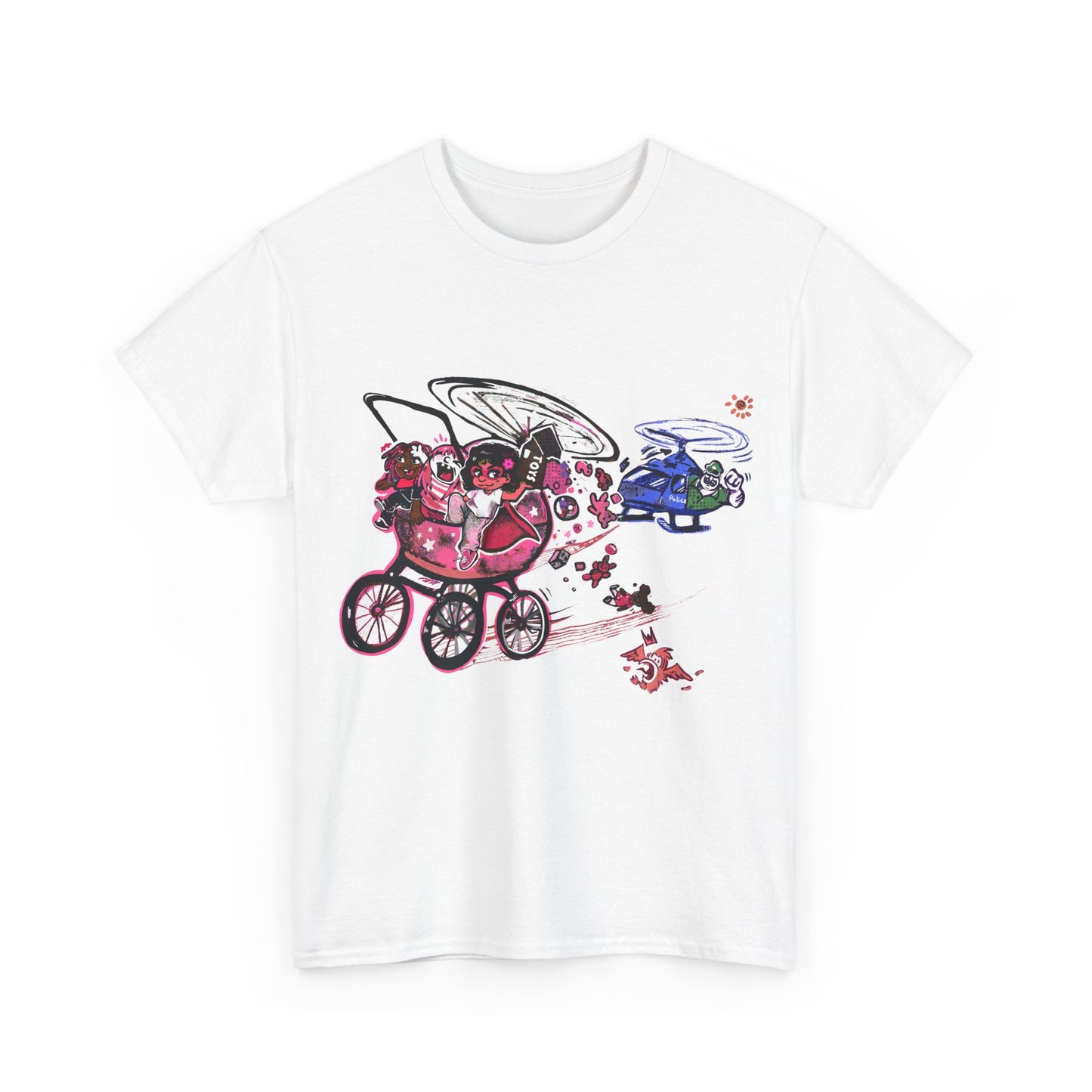 Adults, TINY TODDLER ADVENTURES,  Unisex Heavy Cotton Tee