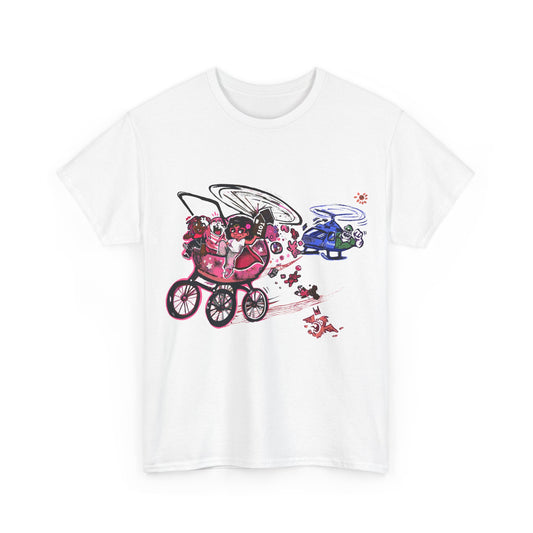 Adults, TINY TODDLER ADVENTURES,  Unisex Heavy Cotton Tee