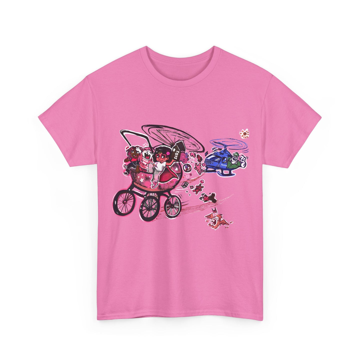 Adults, TINY TODDLER ADVENTURES,  Unisex Heavy Cotton Tee